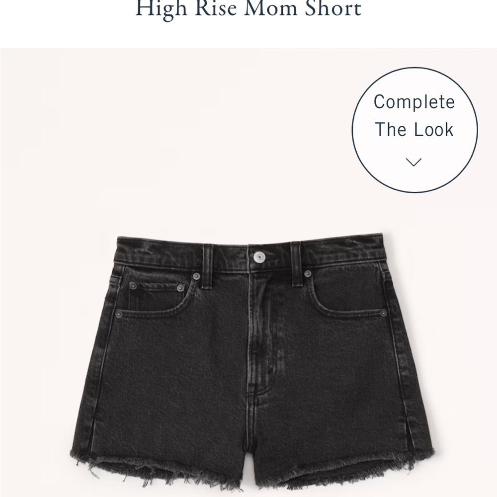 Abercrombie & Fitch High Rise mom shorts